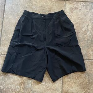 Carlisle Black Silk Women's Shorts